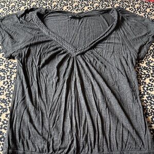 One Clothing Charcoal Short Sleeve Top